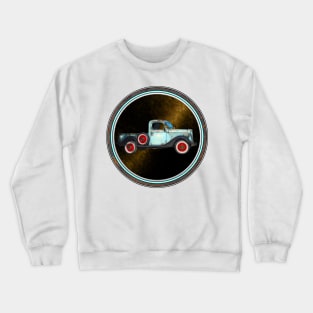 Blue Pickup Truck Crewneck Sweatshirt